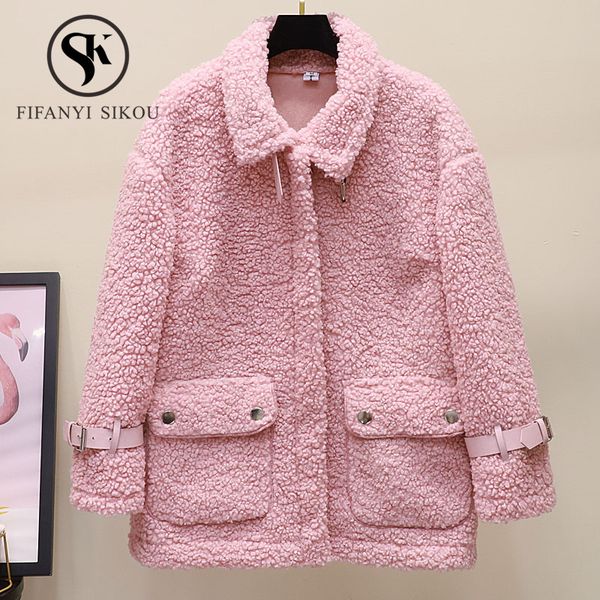 winter jacket women faux lambswool fur coat loose thick warm overcoat fashion fur jacket female casual plush coat outwear, Black
winter jacket women faux lambswool fur coat loose thick warm overcoat fashion fur jacket female casual plush coat outwear, Black