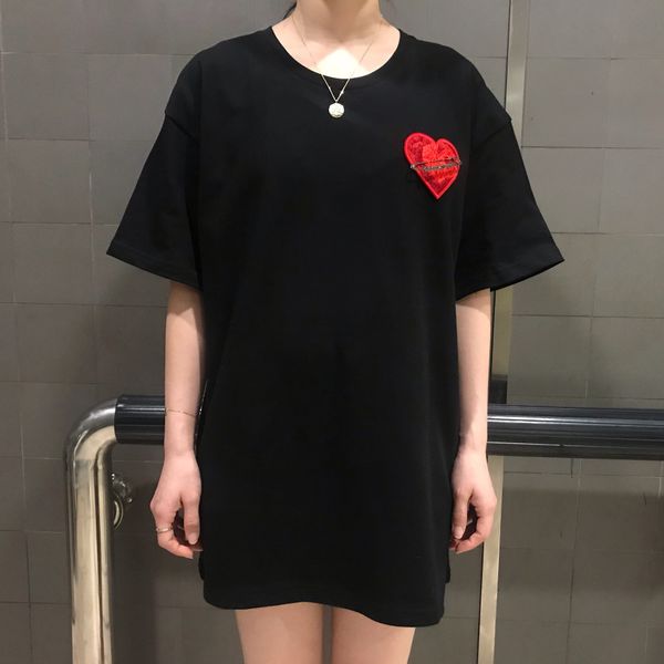 мужская и женская футболка свободная половина рукава мода пара high street special limited love вышивка булавка значок с коротким рукавом фу, White
мужская и женская футболка свободная половина рукава мода пара high street special limited love вышивка булавка значок с коротким рукавом фу, White