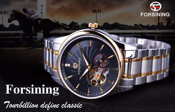 sapphire brand automatic classic series tourbillion 316l stainless steel mechanical watch crystal forsining luxury men watch gvhvp, Slivery;brown
sapphire brand automatic classic series tourbillion 316l stainless steel mechanical watch crystal forsining luxury men watch gvhvp, Slivery;brown