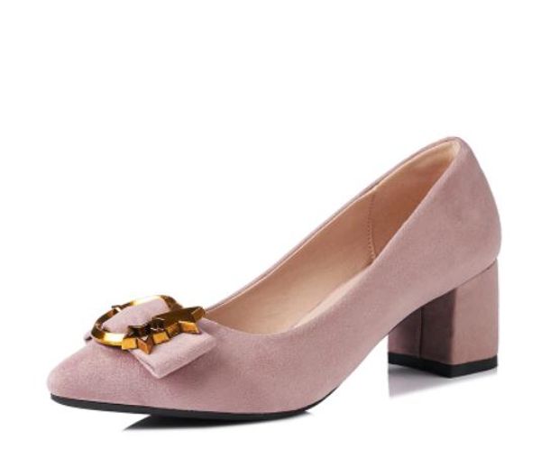 send 2018 new style pointed end shallow mouth high-heel coarse heel women's shoes, Black
send 2018 new style pointed end shallow mouth high-heel coarse heel women's shoes, Black