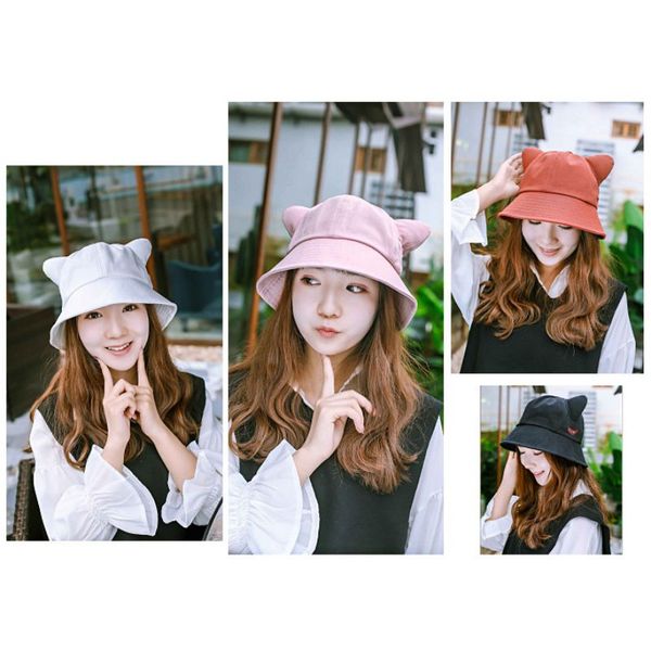 2020 newspring and summer new solid color sun hat cat ear embroidery fisherman hat outdoor travel leisure sun hat boy girls, Black;white
2020 newspring and summer new solid color sun hat cat ear embroidery fisherman hat outdoor travel leisure sun hat boy girls, Black;white