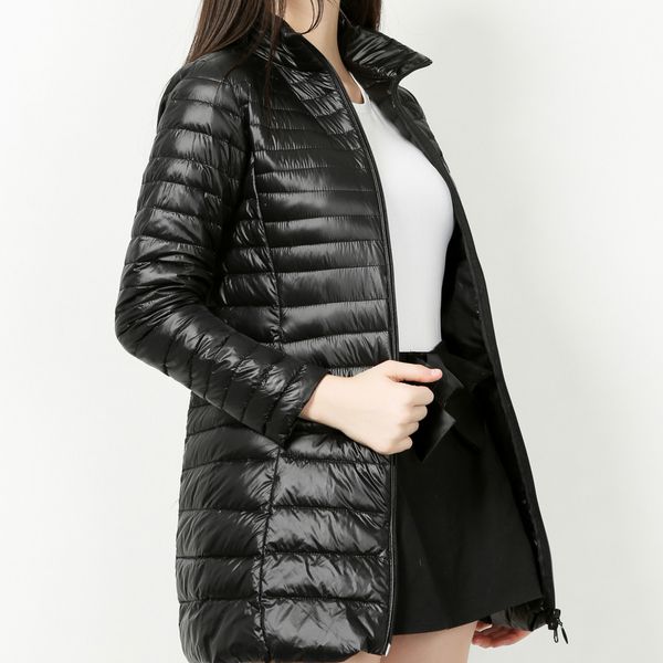 winter new women's increase code light medium and long can be included vertical collar pure color warm down suspended duvet, Black
winter new women's increase code light medium and long can be included vertical collar pure color warm down suspended duvet, Black
