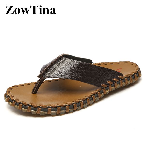 british men flats slippers beach flip flops zapatos hombre brown leather sandalias large size chaussure homme sandals, Black
british men flats slippers beach flip flops zapatos hombre brown leather sandalias large size chaussure homme sandals, Black