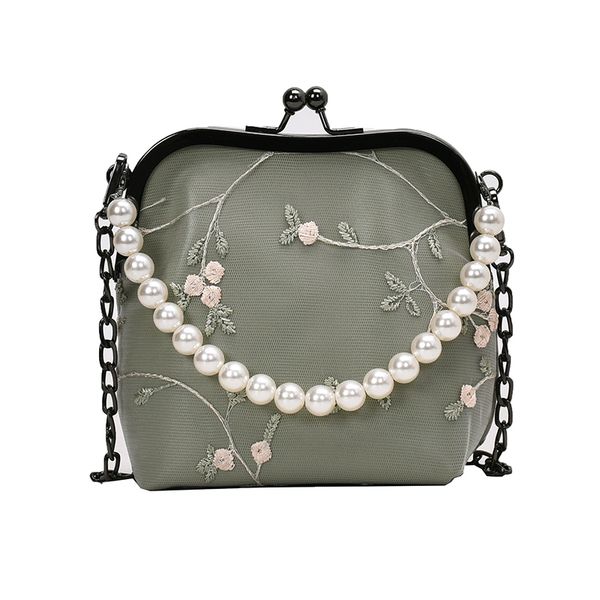 women shoulder bag chain fashion ladies handbag small pearl decoration youth unique diagonal bags female daily bag green
women shoulder bag chain fashion ladies handbag small pearl decoration youth unique diagonal bags female daily bag green