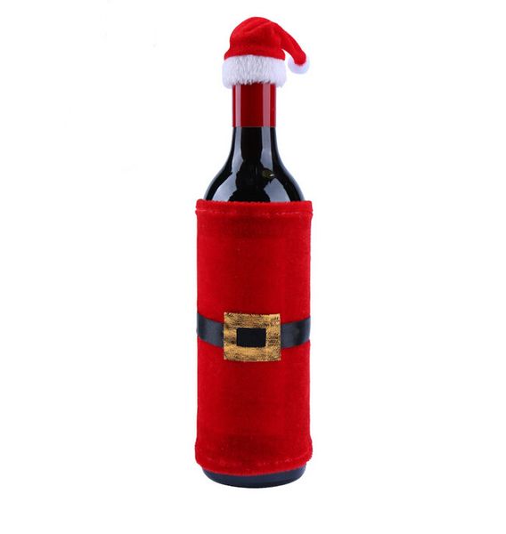 2pcs santa claus wine bottle covers christmas red hat table decoration xmas party bottle bag covers
2pcs santa claus wine bottle covers christmas red hat table decoration xmas party bottle bag covers