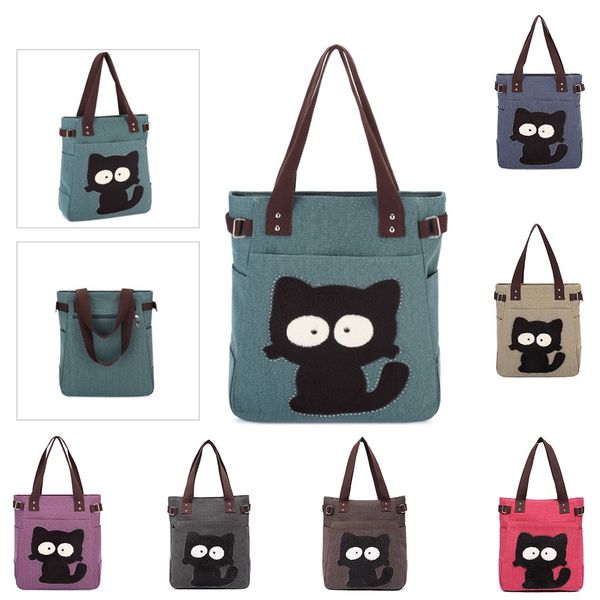 cute cat large capacity shoulder bags 2019 new fashion women's canvas handbag reuseful zipper trend mummy bag schoudertas dames
cute cat large capacity shoulder bags 2019 new fashion women's canvas handbag reuseful zipper trend mummy bag schoudertas dames