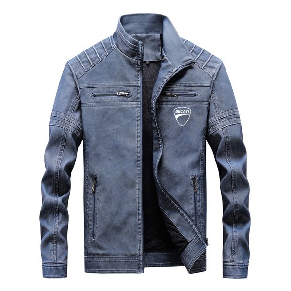 men's slim pu jackets ducati hip hop leather men autumn winter coat clothing male england style warm fast delivery, Black
men's slim pu jackets ducati hip hop leather men autumn winter coat clothing male england style warm fast delivery, Black