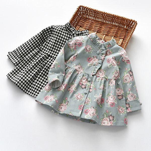 euro new spring girls clothes dress long sleeve o-neck flower plaid print dress 100% cotton girl clothing dress, Red;yellow
euro new spring girls clothes dress long sleeve o-neck flower plaid print dress 100% cotton girl clothing dress, Red;yellow