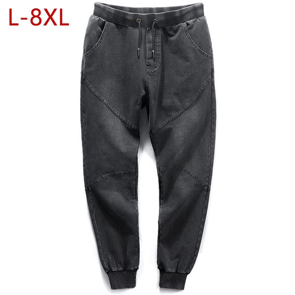 big size 8xl mens baggy jeans men spring autumn high stretch harem pants cotton fashion elastic waist men denim trousers, Blue
big size 8xl mens baggy jeans men spring autumn high stretch harem pants cotton fashion elastic waist men denim trousers, Blue