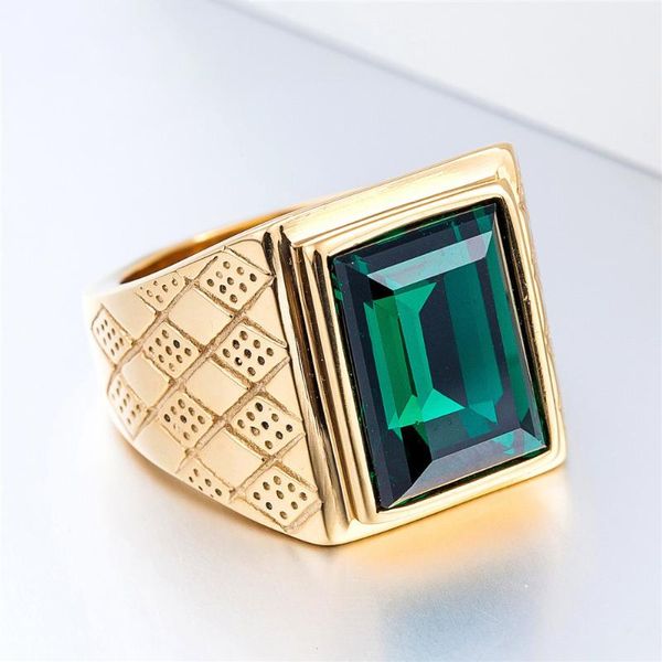 new black red stainless steel men's signet ring square red zircon stone party brands fashion male classic jewelry for mens, Golden;silver
new black red stainless steel men's signet ring square red zircon stone party brands fashion male classic jewelry for mens, Golden;silver