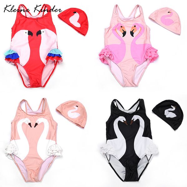 swimwear girl one piece flamingo swan print kids swimsuit with swim cap baby bath clothes children swimming suit 1-12 years old
swimwear girl one piece flamingo swan print kids swimsuit with swim cap baby bath clothes children swimming suit 1-12 years old