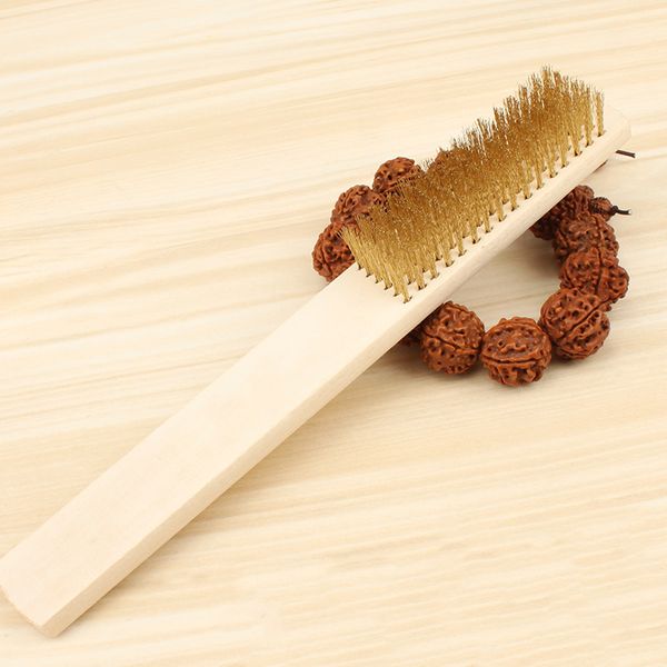 copper wire brush durable cleaning brush kitchen bathroom cleaning tool with wooden handle clean grease heat resistant
copper wire brush durable cleaning brush kitchen bathroom cleaning tool with wooden handle clean grease heat resistant