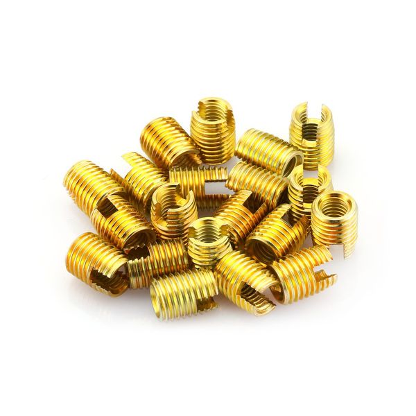 20pcs m8xm5 galvanized self tapping thread insert bushing set 302 slotted type wire thread insert nut repair tools
20pcs m8xm5 galvanized self tapping thread insert bushing set 302 slotted type wire thread insert nut repair tools