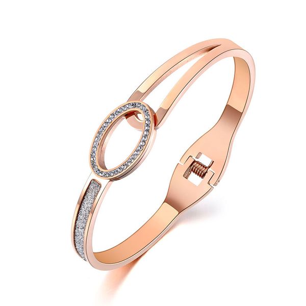 bangle stainless steel oval rhinestone wedding bangles bracelet jewelry for women rose gold color anniversary day gift b19034, Black
bangle stainless steel oval rhinestone wedding bangles bracelet jewelry for women rose gold color anniversary day gift b19034, Black