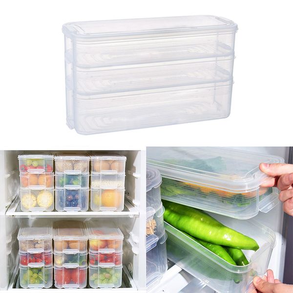 1pc transparent plastic storage box 3 layer detachable finishing box multi - function jewelry screws sundries organizers
1pc transparent plastic storage box 3 layer detachable finishing box multi - function jewelry screws sundries organizers