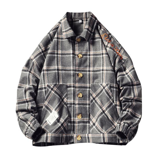 autumn mens classic plaid casual jackets fashion male streetwear outwear jackets coats outdoor hip hop brand clothing plus size, Black;brown
autumn mens classic plaid casual jackets fashion male streetwear outwear jackets coats outdoor hip hop brand clothing plus size, Black;brown