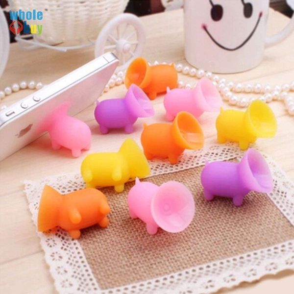 2000pcs/lot universal silica gel multi color cartoon pig sucker stand holder lazy bracket for cellphone tablet accessory ing
2000pcs/lot universal silica gel multi color cartoon pig sucker stand holder lazy bracket for cellphone tablet accessory ing