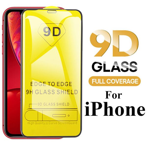

for iphone 11 pro x xr xs max 8 7 6 plus new 9d full cover glue cell phone tempered glass screen protector for samsung m30 m20 a20 a50 a70