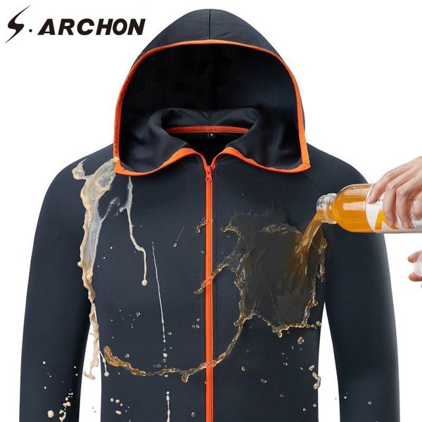 s.archon summer tactical waterproof jacket men hoodie soft new tech quick dry breathable jackets outwear thin spring jackets, Black;brown
s.archon summer tactical waterproof jacket men hoodie soft new tech quick dry breathable jackets outwear thin spring jackets, Black;brown