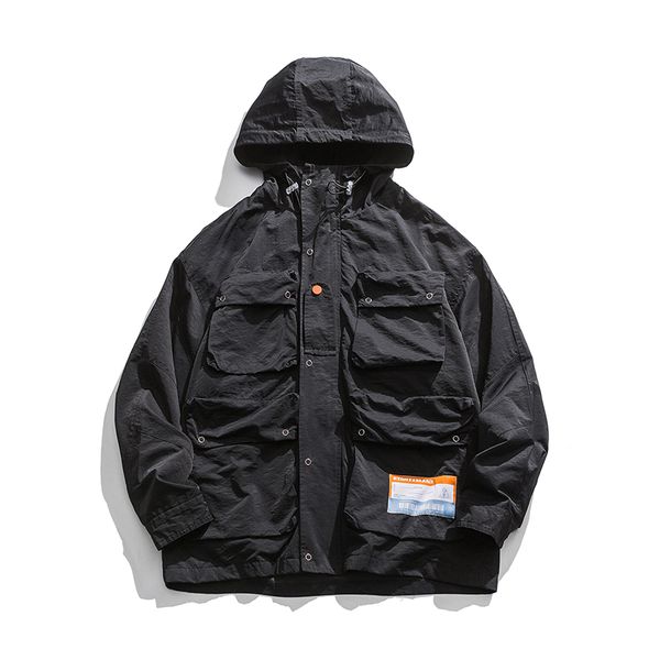 men japan streetwear fashion hip hop loose casual hooded cargo jacket outerwear male women tooling coat windbreaker overcoat, Black;brown
men japan streetwear fashion hip hop loose casual hooded cargo jacket outerwear male women tooling coat windbreaker overcoat, Black;brown