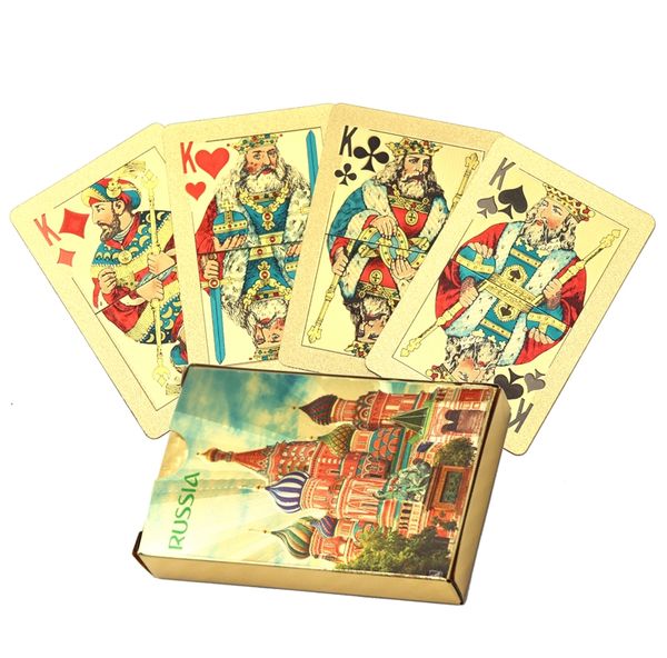 1 deck 36pcs russia poker 24k golden foil nail playing cards pvc waterproof creative poker cards plastic durable game cards running jerseys, Black;blue
1 deck 36pcs russia poker 24k golden foil nail playing cards pvc waterproof creative poker cards plastic durable game cards running jerseys, Black;blue