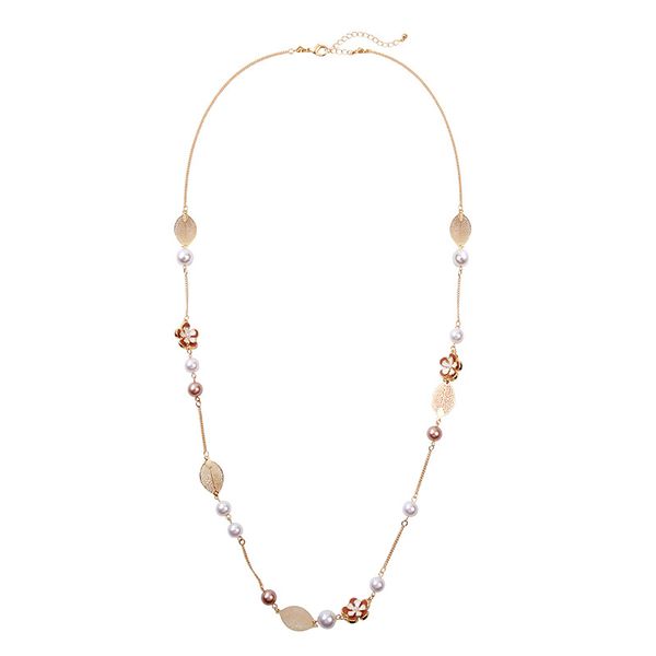 multilayer oil-dripping flower leaf necklace female euramerican removable ribbon choker necklace, Silver
multilayer oil-dripping flower leaf necklace female euramerican removable ribbon choker necklace, Silver
