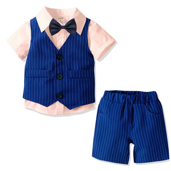 boys dress vest gentleman suit childrens baby boy performance dress children age set, Blue
boys dress vest gentleman suit childrens baby boy performance dress children age set, Blue