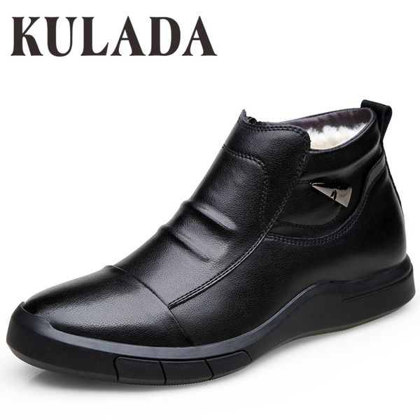 kulada new boots men's winter shoes men winter thick fur ankle shoes waterproof boots zipper side men handmade, Black
kulada new boots men's winter shoes men winter thick fur ankle shoes waterproof boots zipper side men handmade, Black
