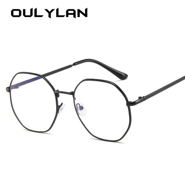 oulylan anti blue light glasses frame women classic metal design polygon eyeglasses female gold silver spectacle frames unisex, Black
oulylan anti blue light glasses frame women classic metal design polygon eyeglasses female gold silver spectacle frames unisex, Black
