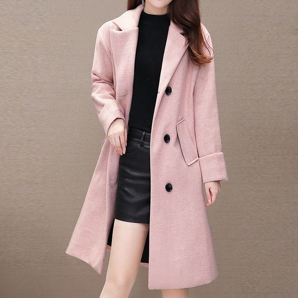 female jacket coat female women work solid vintage winter office long sleeve button woolen jacket coat casaco feminino, Black
female jacket coat female women work solid vintage winter office long sleeve button woolen jacket coat casaco feminino, Black