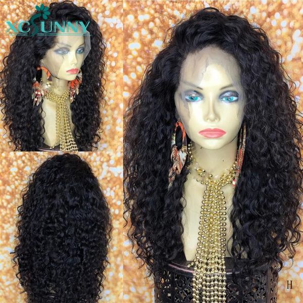 13x6 curly lace front wig remy human hair wigs glueless pre plucked natural black for women 150 180 density sxcsunny, Black;brown
13x6 curly lace front wig remy human hair wigs glueless pre plucked natural black for women 150 180 density sxcsunny, Black;brown