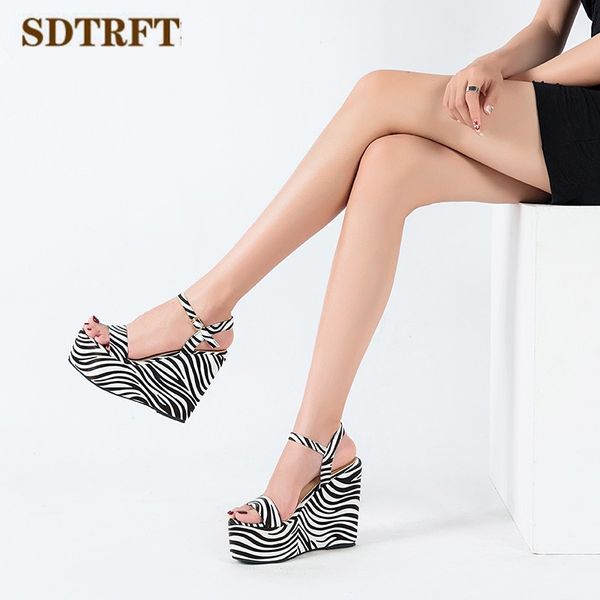 sdtrft stripes shoes woman 13cm wedges stiletto pumps female sandals high heels charming banquet style shoes sandalias, Black
sdtrft stripes shoes woman 13cm wedges stiletto pumps female sandals high heels charming banquet style shoes sandalias, Black