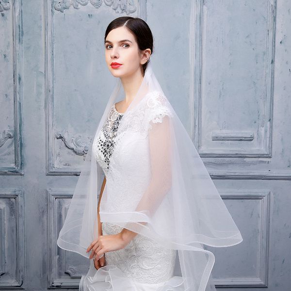 nice knee-length two-layer white ivory champagne purple pink red black ribbon edge wedding veils meidingqianna brand bridal veils
nice knee-length two-layer white ivory champagne purple pink red black ribbon edge wedding veils meidingqianna brand bridal veils
