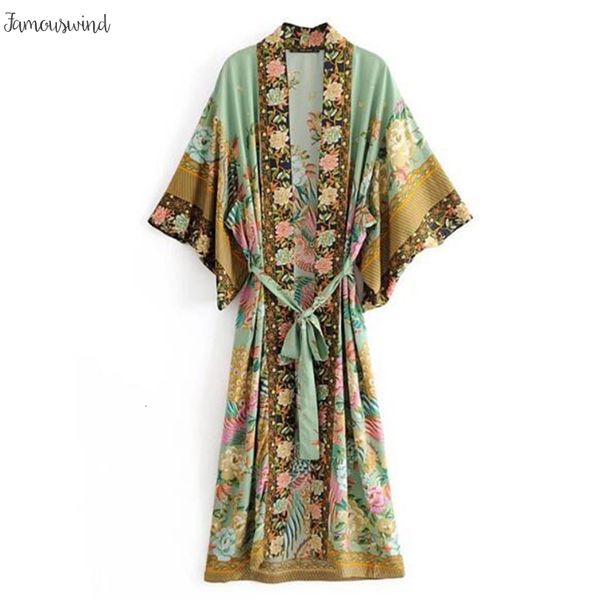 blouse v neck long peacock flower print long kimono shirt ethnic new lacing up sashes long cardigan loose femme, White
blouse v neck long peacock flower print long kimono shirt ethnic new lacing up sashes long cardigan loose femme, White