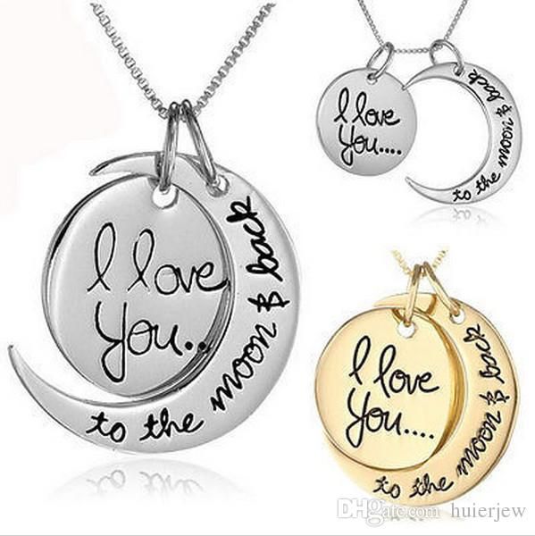 couples necklaces engraving pendants hip hop jewelry chains necklaces i love you sun moon necklaces, Silver
couples necklaces engraving pendants hip hop jewelry chains necklaces i love you sun moon necklaces, Silver