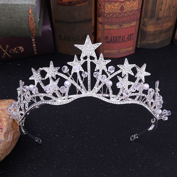 rhinestone flower star crown tiaras headpiece noiva head jewelry silver gold hair accessories women diadem wedding hair piece lb, Golden;white
rhinestone flower star crown tiaras headpiece noiva head jewelry silver gold hair accessories women diadem wedding hair piece lb, Golden;white