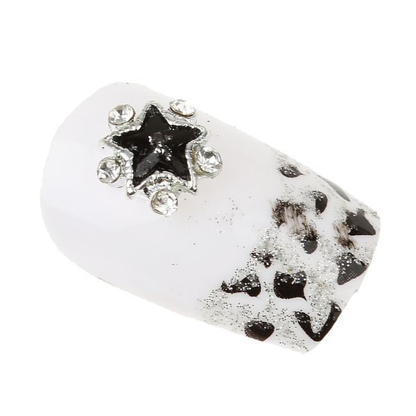 10шт 3d nail art совет украшение черный пятизвездочный rhinestone manicure diy аксессуары
10шт 3d nail art совет украшение черный пятизвездочный rhinestone manicure diy аксессуары