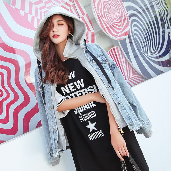 new 2018 women lambswool jean coat with hooded long sleeves thick warm jeans coats outwear motorcycle ripped wide denim jackets, Black;brown
new 2018 women lambswool jean coat with hooded long sleeves thick warm jeans coats outwear motorcycle ripped wide denim jackets, Black;brown