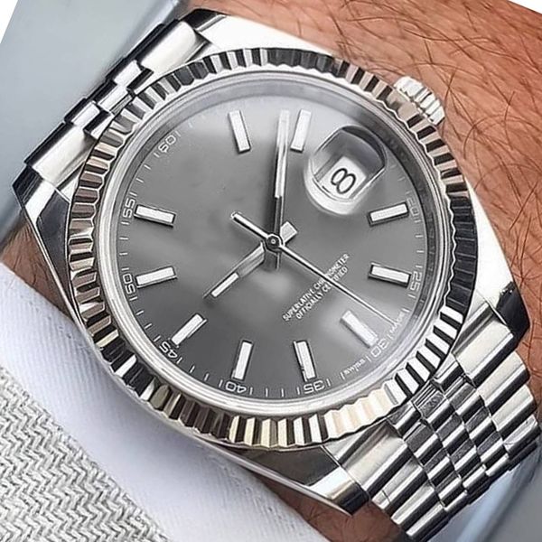 41mm mechanical automatic movement stainless steel jubilee fashion mens luxury men's datejust designer watch watches men 2813 wristwatc, Slivery;brown
41mm mechanical automatic movement stainless steel jubilee fashion mens luxury men's datejust designer watch watches men 2813 wristwatc, Slivery;brown
