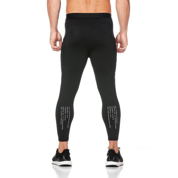 2019 men's tights legging sports fitness running compression trousers stretch training pants basketball leggings pants, Black
2019 men's tights legging sports fitness running compression trousers stretch training pants basketball leggings pants, Black