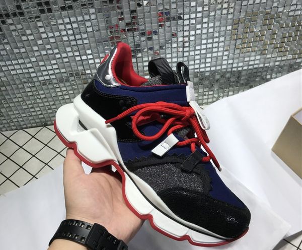 low with aurelien women flat shoes red bottom sneaker shoes men's fashion casual outdoor party wedding dress, Black
low with aurelien women flat shoes red bottom sneaker shoes men's fashion casual outdoor party wedding dress, Black