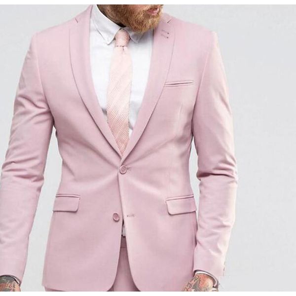 handsome pink mens suits notched lapel mens wedding suits two button groom suit slim fit prom suit dance party suits two pieces, Black;gray
handsome pink mens suits notched lapel mens wedding suits two button groom suit slim fit prom suit dance party suits two pieces, Black;gray
