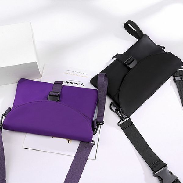 luxury solid color shoulder bags women street hip hop crossbody messenger bags purple black canvas phone bag women men purses
luxury solid color shoulder bags women street hip hop crossbody messenger bags purple black canvas phone bag women men purses
