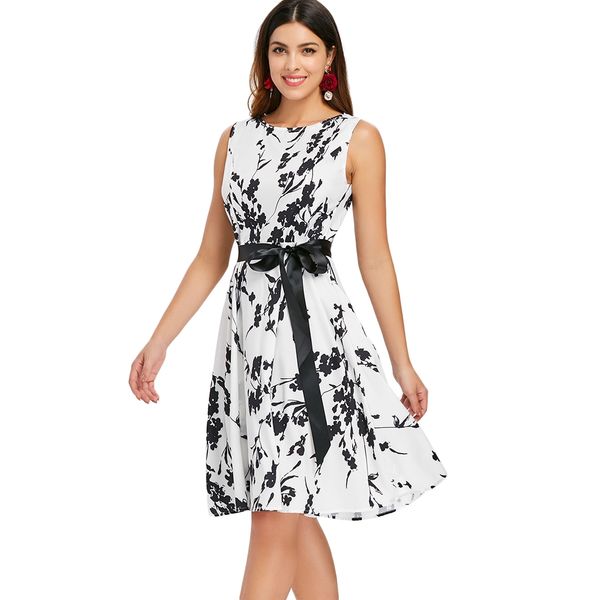 two tone печати vintage платье, Black;gray
two tone печати vintage платье, Black;gray