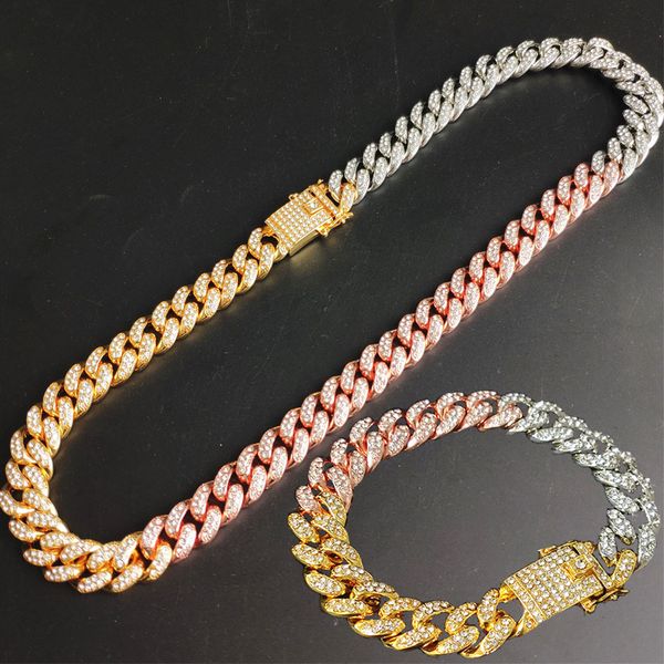 хип-хоп триколор цвет мужская майами куба цепи блокировки цепи микро проложить циркон ожерелье браслет подарок ювелирных изделий, Silver
хип-хоп триколор цвет мужская майами куба цепи блокировки цепи микро проложить циркон ожерелье браслет подарок ювелирных изделий, Silver