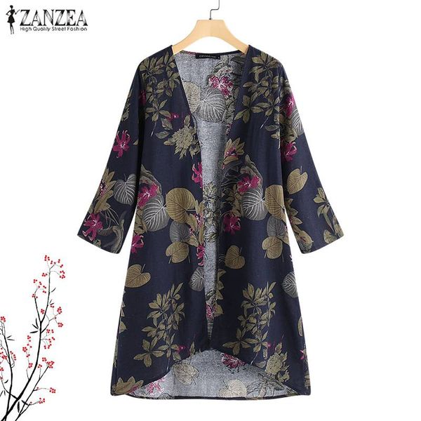 2019 zanzea women cardigan summer vintage bohemian kimono casual loose floral cotton linen blouses shirts outwear plus size, White
2019 zanzea women cardigan summer vintage bohemian kimono casual loose floral cotton linen blouses shirts outwear plus size, White