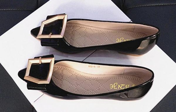 2019 women's shoes in spring and autumn with new style flat bottom pointed end @300, Black
2019 women's shoes in spring and autumn with new style flat bottom pointed end @300, Black
