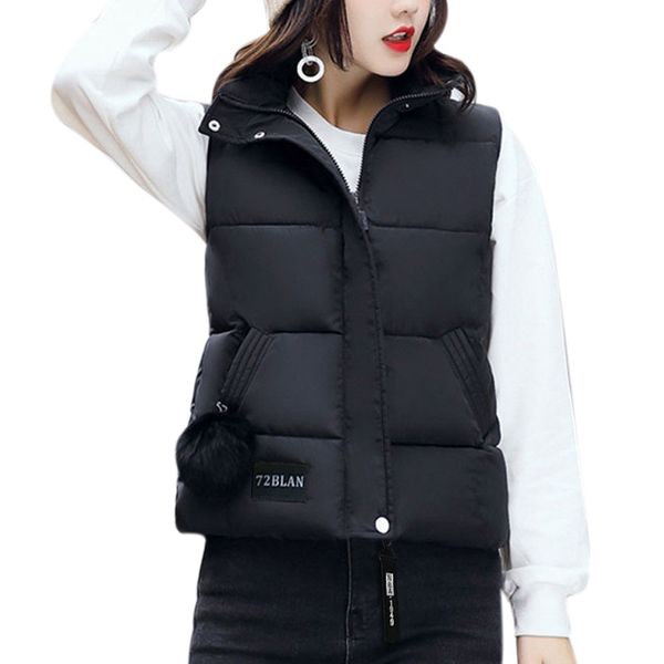 jaycosin 2019 female winter warm wild gilet cotton zipper waistcoat pockets thick comfortable short sleeveless jacket coat 116#4, Black;white
jaycosin 2019 female winter warm wild gilet cotton zipper waistcoat pockets thick comfortable short sleeveless jacket coat 116#4, Black;white