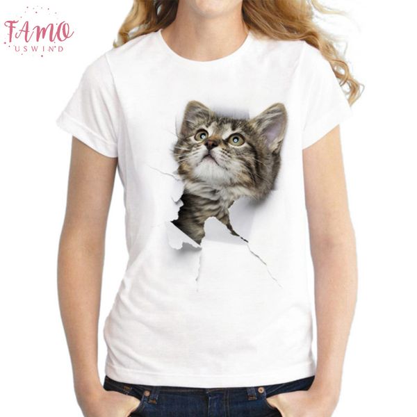 s 3xl women 3d cat dog print soft feeling casual harajuku women t shirt summer short sleeve casual around neck clothing female, White
s 3xl women 3d cat dog print soft feeling casual harajuku women t shirt summer short sleeve casual around neck clothing female, White