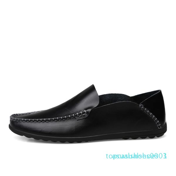soft leather men loafers handmade casual shoes men moccasins for leather flat shoes t03, Black
soft leather men loafers handmade casual shoes men moccasins for leather flat shoes t03, Black